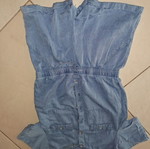 Orchestra girls' shorts jumpsuit like new, blue, age 10