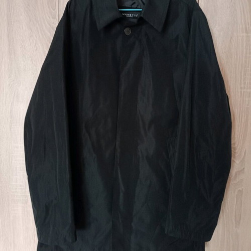 Manetti men's trench coat like new, size XL, black