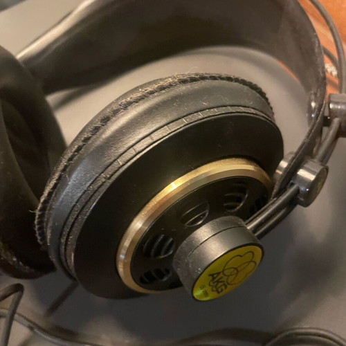 Akg K240 Studio headphones used, wired