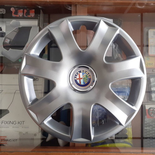 Τάσια τροχών Alfa Romeo 15'' νέα, ασημί, σετ 4 τεμαχίων
