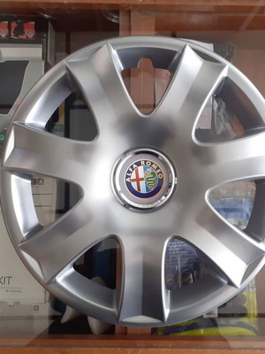 Τάσια τροχών Alfa Romeo 15'' νέα, ασημί, σετ 4 τεμαχίων