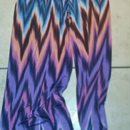 Gym pants used small blue and brown