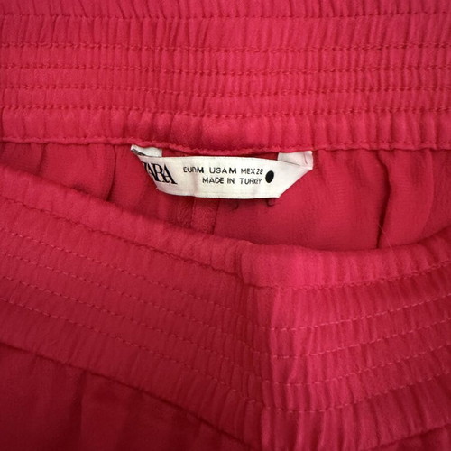 Satin set Zara like new, pink, trousers medium, shirt small