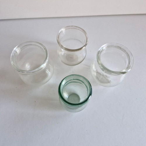 Glass cupping sets used, pack of 4
