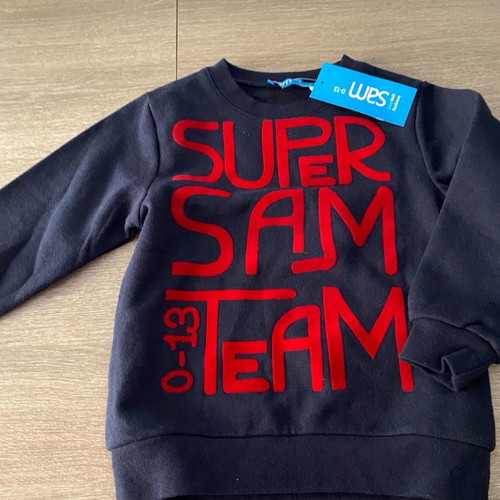 Children's sweatshirt Sam 0-13 new, blue