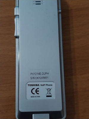 Toshiba VoIP phone like new with USB connection silver
