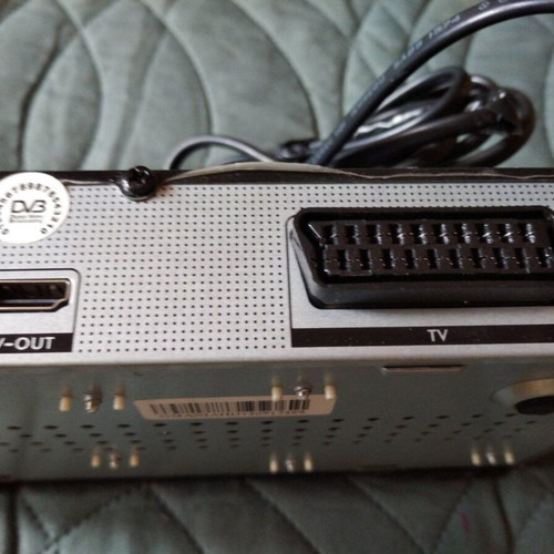 Golden Media Mania HD digital receiver used with remote control