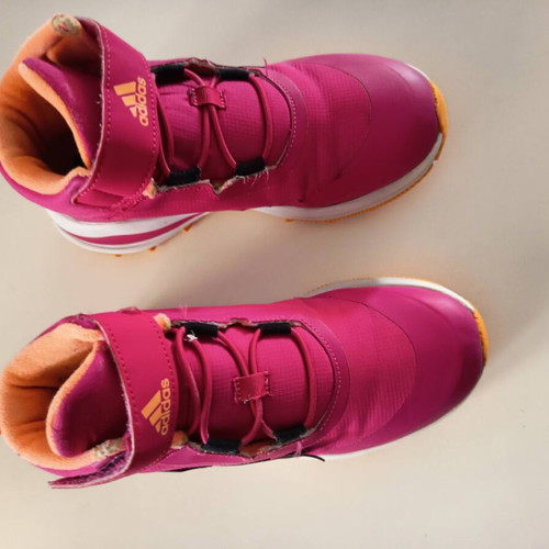 Adidas FortaRun Atr El K kids' shoes size 33 used, pink and orange