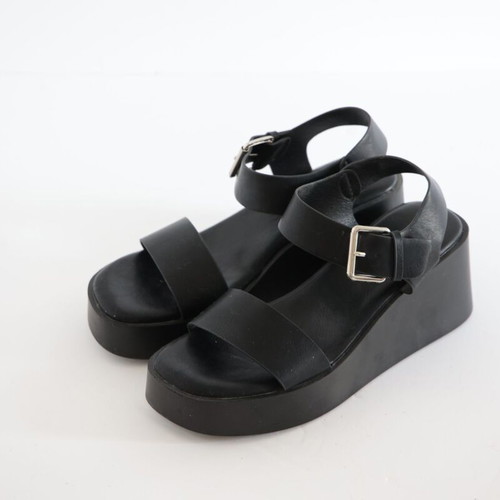 Seven women's platform sandals size 39, black