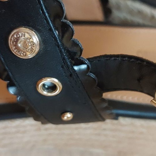 Love Moschino sandals used, size 39, black