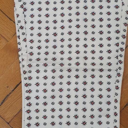 Marc Cain Sports white floral pants, size 3