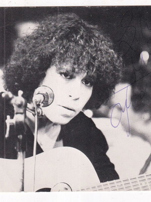 Dimitra Galani handwritten autograph on photo