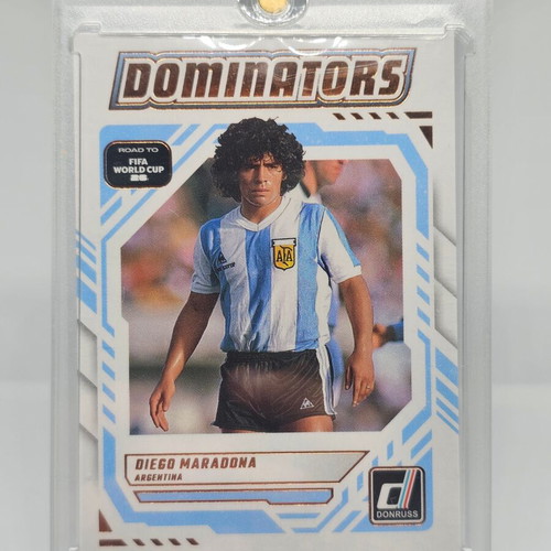 Diego Maradona Dominators Edition Panini Donruss Road to World Cup 2026 card like new