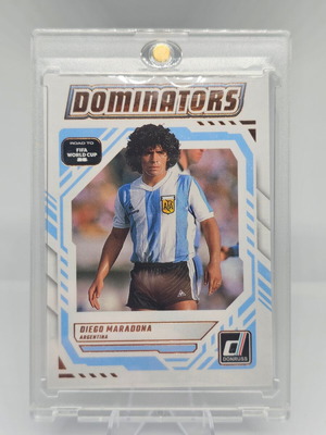 Diego Maradona Dominators Edition Panini Donruss Road to World Cup 2026 card like new