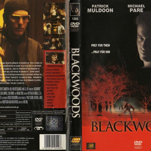 Blackwoods DVD used, drama thriller with subtitles