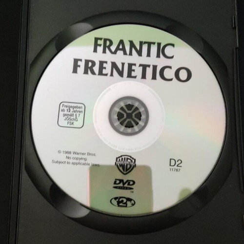 Frantic DVD like new with Greek subtitles