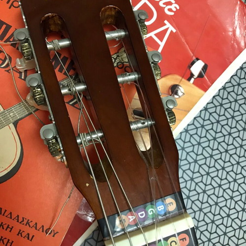 Pearl River classical guitar set used with books and accessories