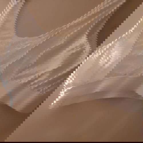 Бюстие с дантела на гърдите памучно, ново състояние, N3/52/L