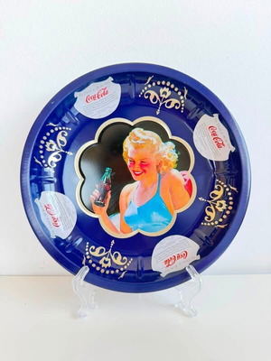 Coca Cola 90s Τσίγκινος Δίσκος Αχρησιμοποίητος 26.5εκ