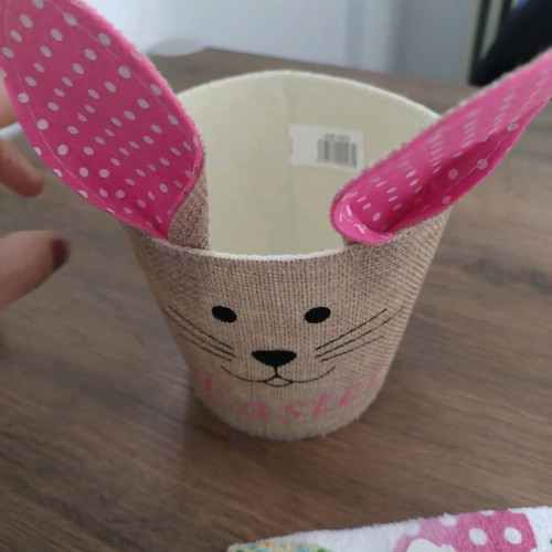 Easter decorations pack new with light-up bunny and handmade duck gift