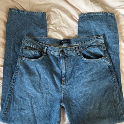 Blue baggy wide leg jeans LC Waikiki like new, size 44
