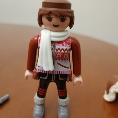 Playmobil Winter Sports Figure like new with accessories