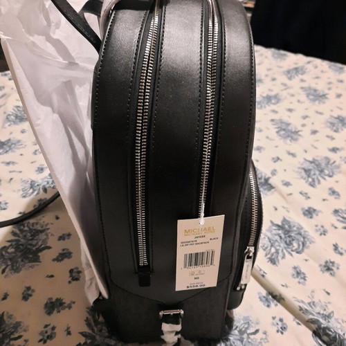 Michael Kors Jaycee black backpack new with tag
