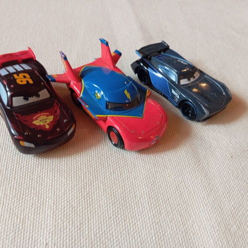Collectible Cars Disney Mattel used, pack of 3