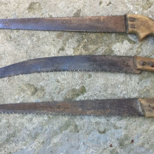 Vintage hand saws used, pack of 5