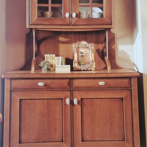 Buffet with Cherry Veneer and Display Cabinet new