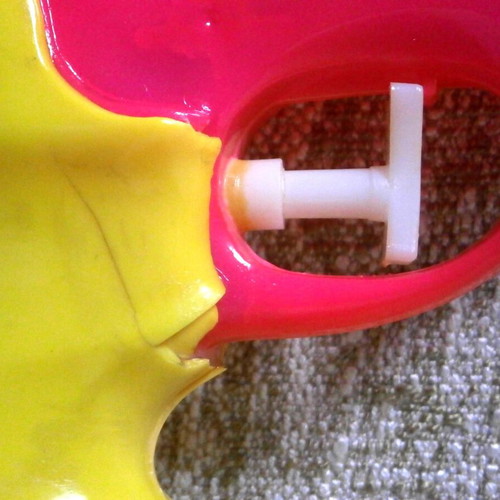 Space toy plastic water gun new vintage
