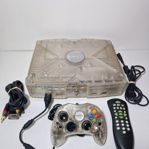 Xbox Crystal Console like new, original Microsoft