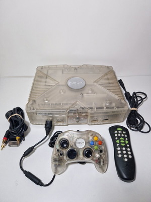 Xbox Crystal Console like new, original Microsoft