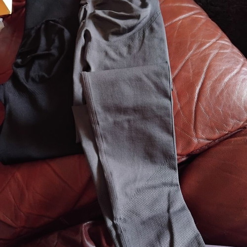Sports leggings new, pack of 3, sizes XS and S, black and grey