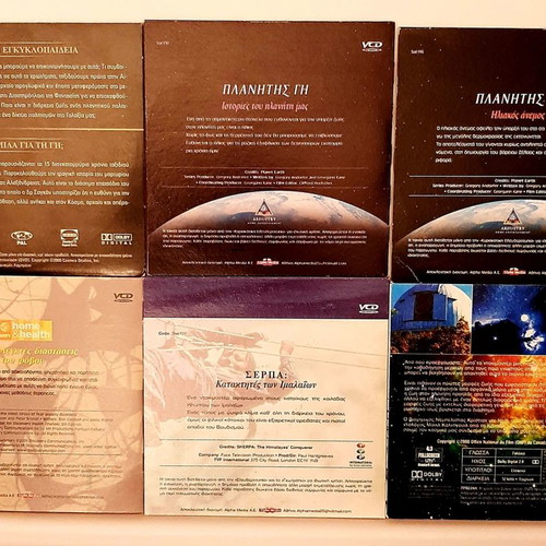 Documentary DVDs used, pack of 6 with subtitles