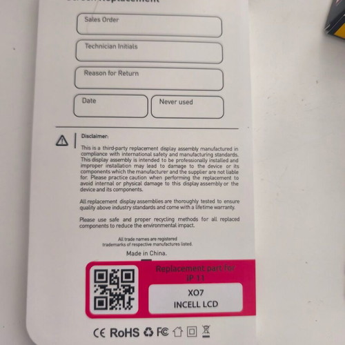 iPhone 11 LCD Incell XO7 screen new