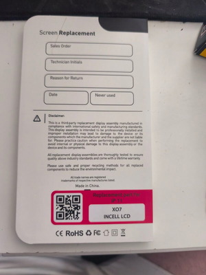 iPhone 11 LCD Incell XO7 screen new