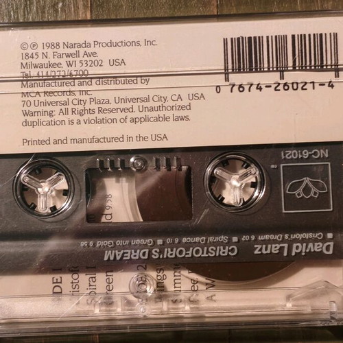 David Lanz Cristofori's Dream cassette like new