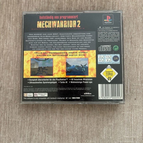 Mechwarrior 2 PlayStation 1 German full used