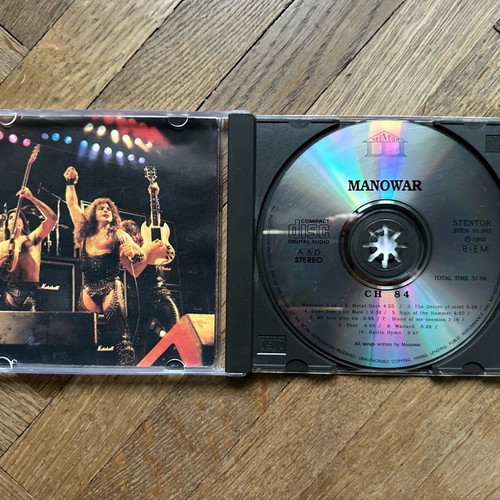 Manowar Death to False Metal! and CH 84 CD like new