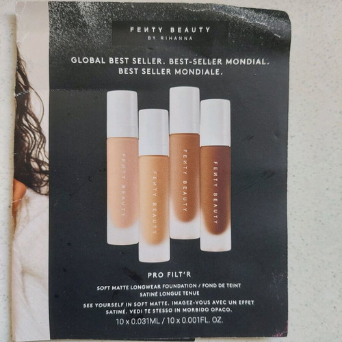 Fenty Beauty make up sample new, 10 shades