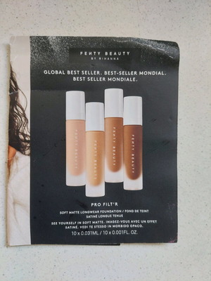 Fenty Beauty make up sample new, 10 shades