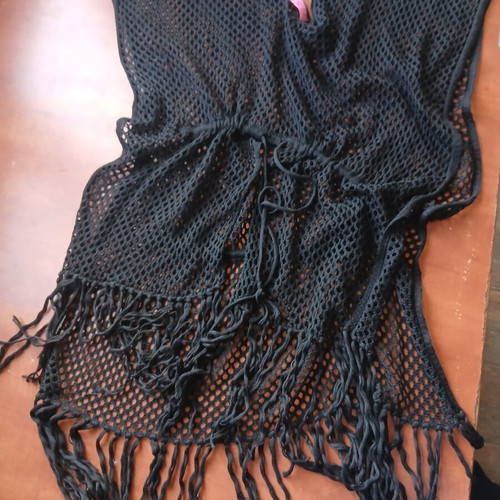 Pareo black used, size S