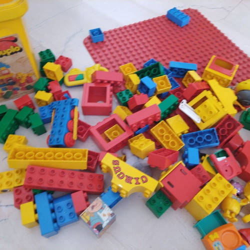 Lego Duplo vintage blocks used, 80s-90s