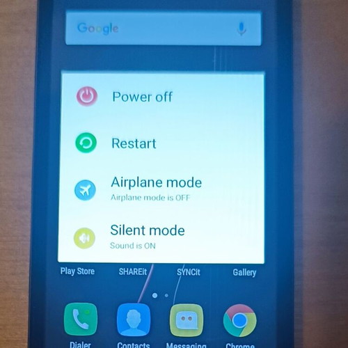 Lenovo Vibe A2020a40 used, black, Android, camera up to 7.9 MPixel