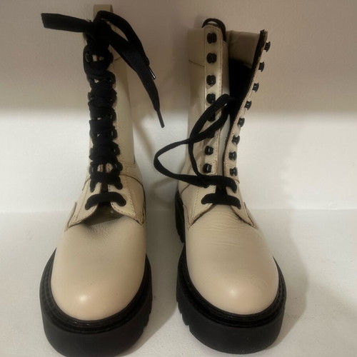 Makis Kotris beige ankle boots like new, size 37