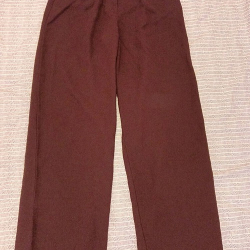 Mango women's burgundy pants like new