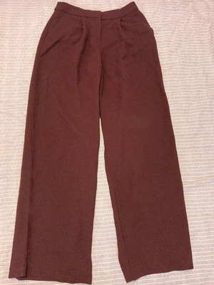 Mango women's burgundy pants like new