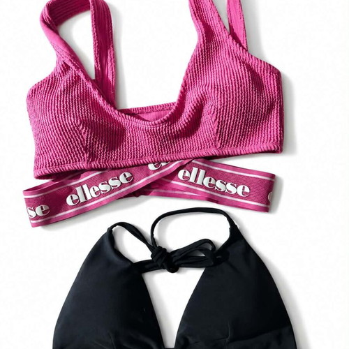 Top bikini set like new, medium & large sizes