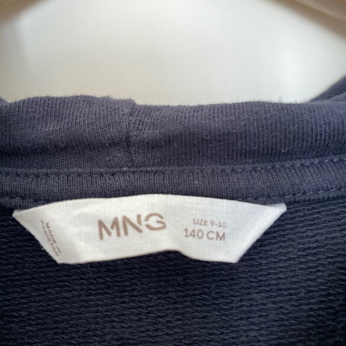 Mango hoodie jacket used, dark blue